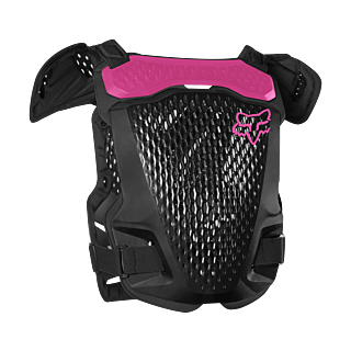 Fox Kinder Bodyprotector R3 - Zwart / Roze