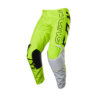 Fox Kinder Crossbroek 180 Skew - Fluo Geel