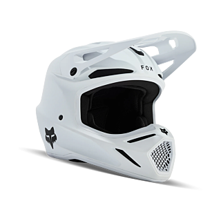 Fox Kinder Crosshelm V3 Solid - Mat Wit