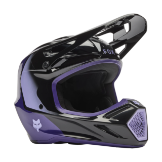 Fox Kinder Crosshelm V3 Spire - Zwart / Paars