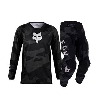 Fox Kinder Crosskleding 2026 180 Bnkr - Zwart Camo