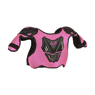 Fox Mini Bodyprotector PeeWee Titan - Zwart / Roze