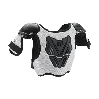 Fox Mini Bodyprotector PeeWee Titan - Zwart / Zilver