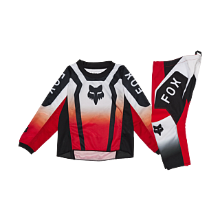 Fox Mini Crosskleding 180 Lean - Fluo Rood