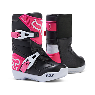 Fox Mini Crosslaarzen Comp - Zwart / Roze