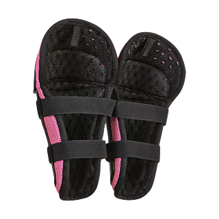 Fox Mini Kniebeschermers PeeWee Titan - Zwart / Roze