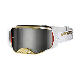 FXR Crossbril Factory Ride - Crisp - Smoke / Zilver Lens