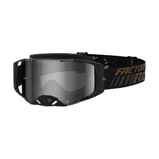 FXR Crossbril Factory Ride LE - Zwart / Bronze - Smoke / Zilver Lens