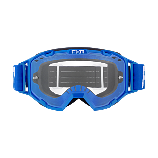 FXR Crossbril Maverick Prime - Blauw - Clear Lens