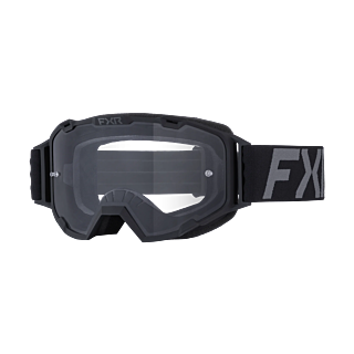 FXR Crossbril Maverick Prime - Zwart - Clear Lens