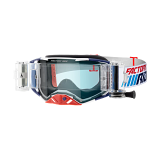 FXR Crossbril Roll-Off Factory Ride - Patriot - Clear Lens