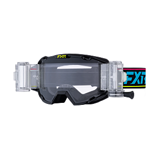 FXR Crossbril Roll-Off Maverick Prime - Rave - Clear Lens