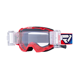FXR Crossbril Roll-Off Maverick Prime - Rood - Clear Lens