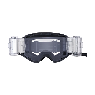 FXR Crossbril Roll-Off Maverick Prime - Zwart - Clear Lens