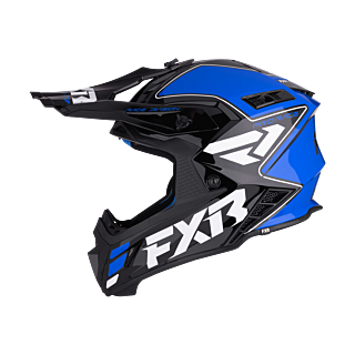 FXR Crosshelm Helium Race Div - Blauw / Wit