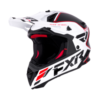 FXR Crosshelm Helium Race Div - Rood / Wit