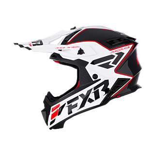 FXR Crosshelm Helium Race Div - Rood / Wit