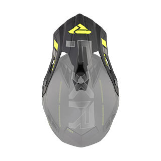FXR Helmklep Helium Carbon - HiVis / Charcoal