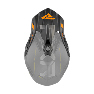 FXR Helmklep Helium Race Div - Zwart / Oranje