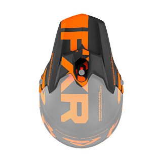 FXR Helmklep Torque Team - Zwart / Oranje