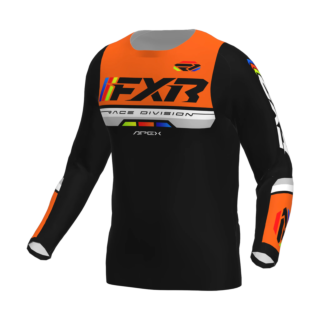 FXR Kinder Cross Shirt 2026 Apex - Oranje