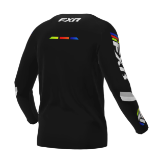 FXR Kinder Cross Shirt 2026 Apex - Zwart