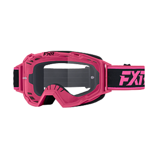 FXR Kinder Crossbril Maverick Prime - Razzle - Clear Lens