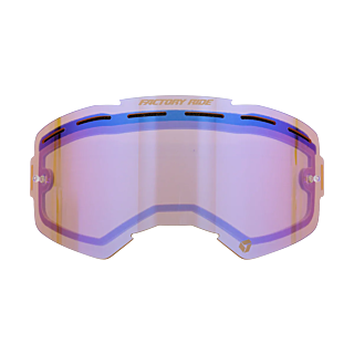 FXR Lens Factory Ride - Dual Vented Persimmon / Blauw