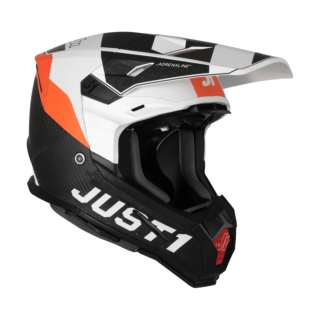 Just1 Crosshelm J22C Adrenaline - Oranje / Wit / Carbon