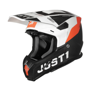 Just1 Crosshelm J22C Adrenaline - Oranje / Wit / Carbon