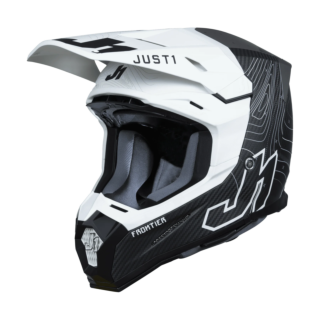 Just1 Crosshelm J22C Frontier - Wit / Zwart / Carbon