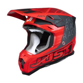 Just1 Crosshelm J22F Dynamo - Rood / Zwart