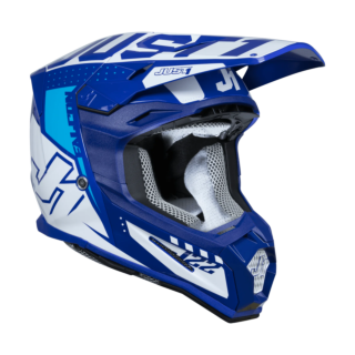 Just1 Crosshelm J22F Falcon - Blauw / Wit