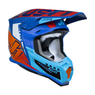 Just1 Crosshelm J22F Falcon - Oranje / Blauw