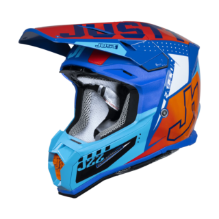 Just1 Crosshelm J22F Falcon - Oranje / Blauw