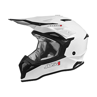 Just1 Crosshelm J39 Solid - Wit