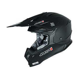 Just1 Crosshelm J39 Solid - Zwart