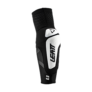 Leatt Elleboogbeschermers 3DF 6.0 - Wit / Zwart