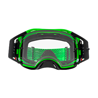 Oakley Crossbril Airbrake MX Moto Green B1B - Clear Lens