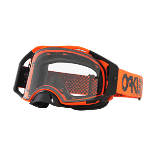Oakley Crossbril Airbrake MX Moto Orange B1B - Clear Lens