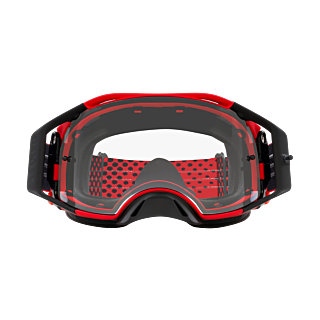Oakley Crossbril Airbrake MX Moto Red B1B - Clear Lens