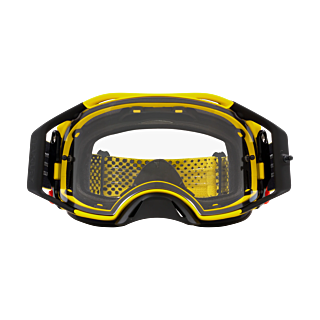 Oakley Crossbril Airbrake MX Moto Yellow B1B - Clear Lens