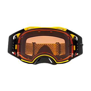 Oakley Crossbril Airbrake MX Moto Yellow B1B - Prizm Brons Lens