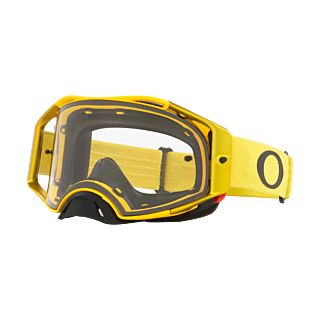 Oakley Crossbril Airbrake MX Moto Yellow - Clear Lens