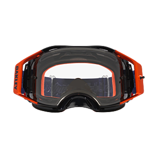 Oakley Crossbril Airbrake MX Navy Sunrise - Clear Lens