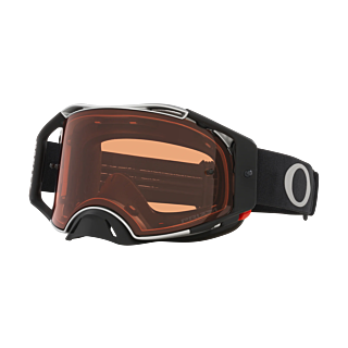 Oakley Crossbril Airbrake MX Tuff Blocks Black Gunmetal - Prizm Brons Lens