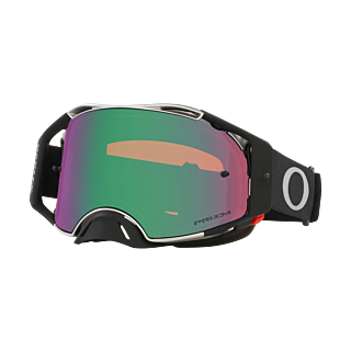 Oakley Crossbril Airbrake MX Tuff Blocks Black Gunmetal - Prizm Jade Iridium Lens