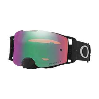 Oakley Crossbril Front Line MX Tuff Blocks Black Gunmetal - Prizm Jade Iridium Lens