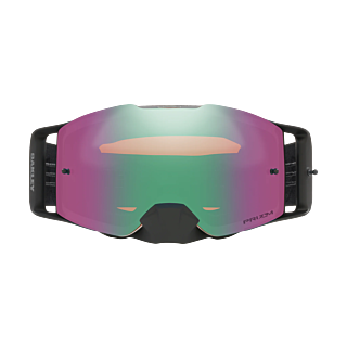 Oakley Crossbril Front Line MX Tuff Blocks Black Gunmetal - Prizm Jade Iridium Lens