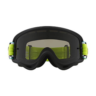 Oakley Crossbril O-frame Teal Checks - Donker Grijs Lens